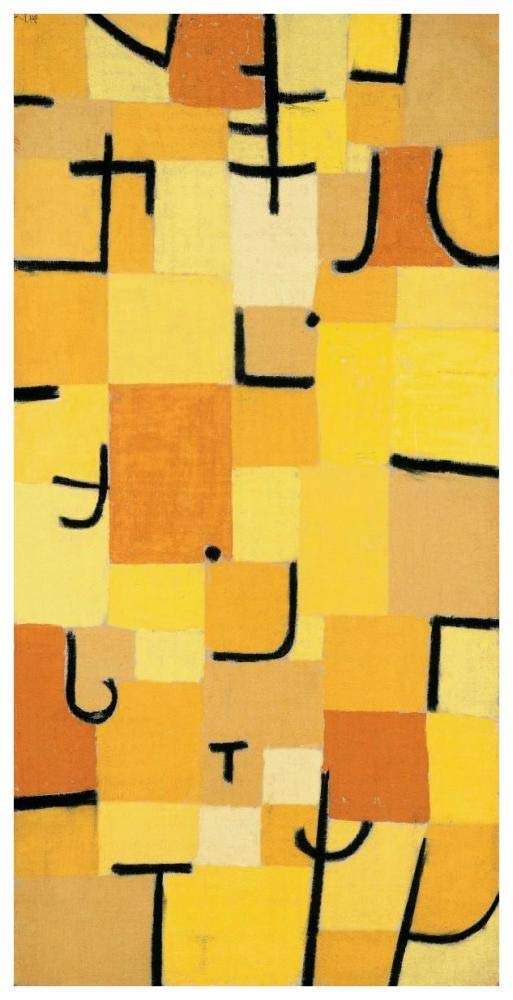 Signs in Yellow-Paper Art-38x74”