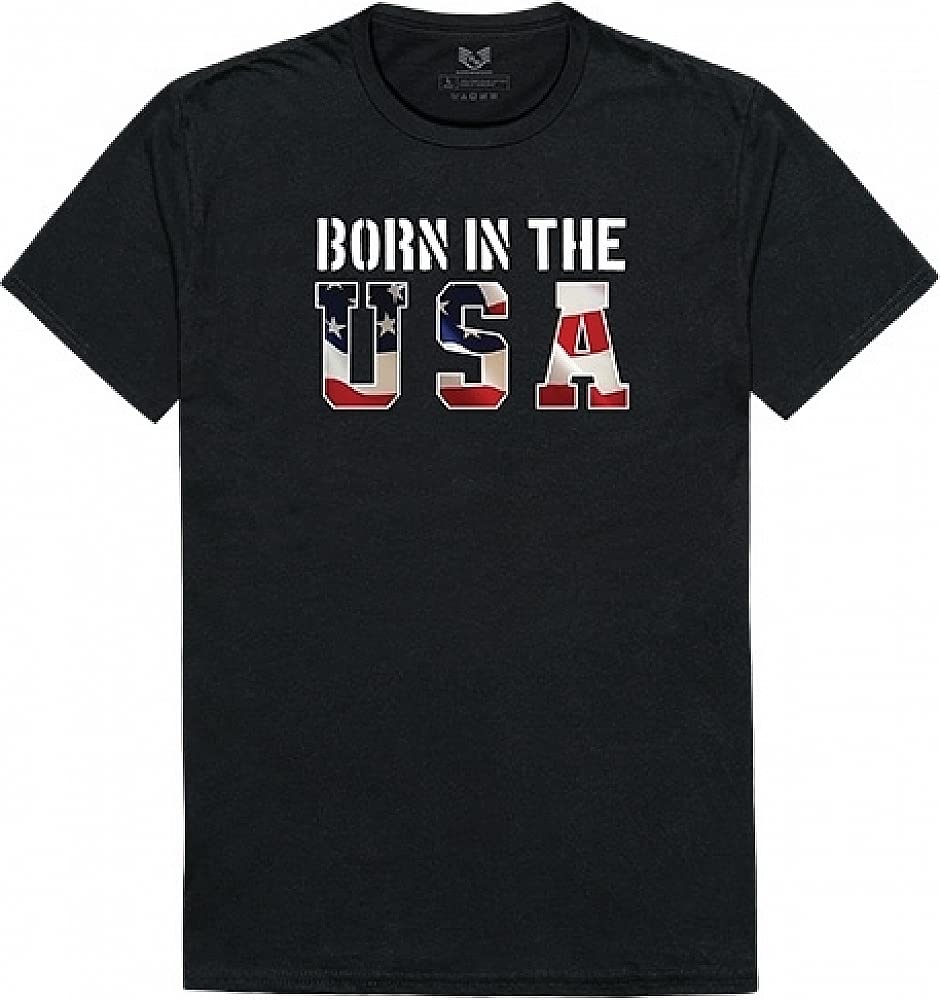 RelaxedGraphic T,Born in the US, Black, XL