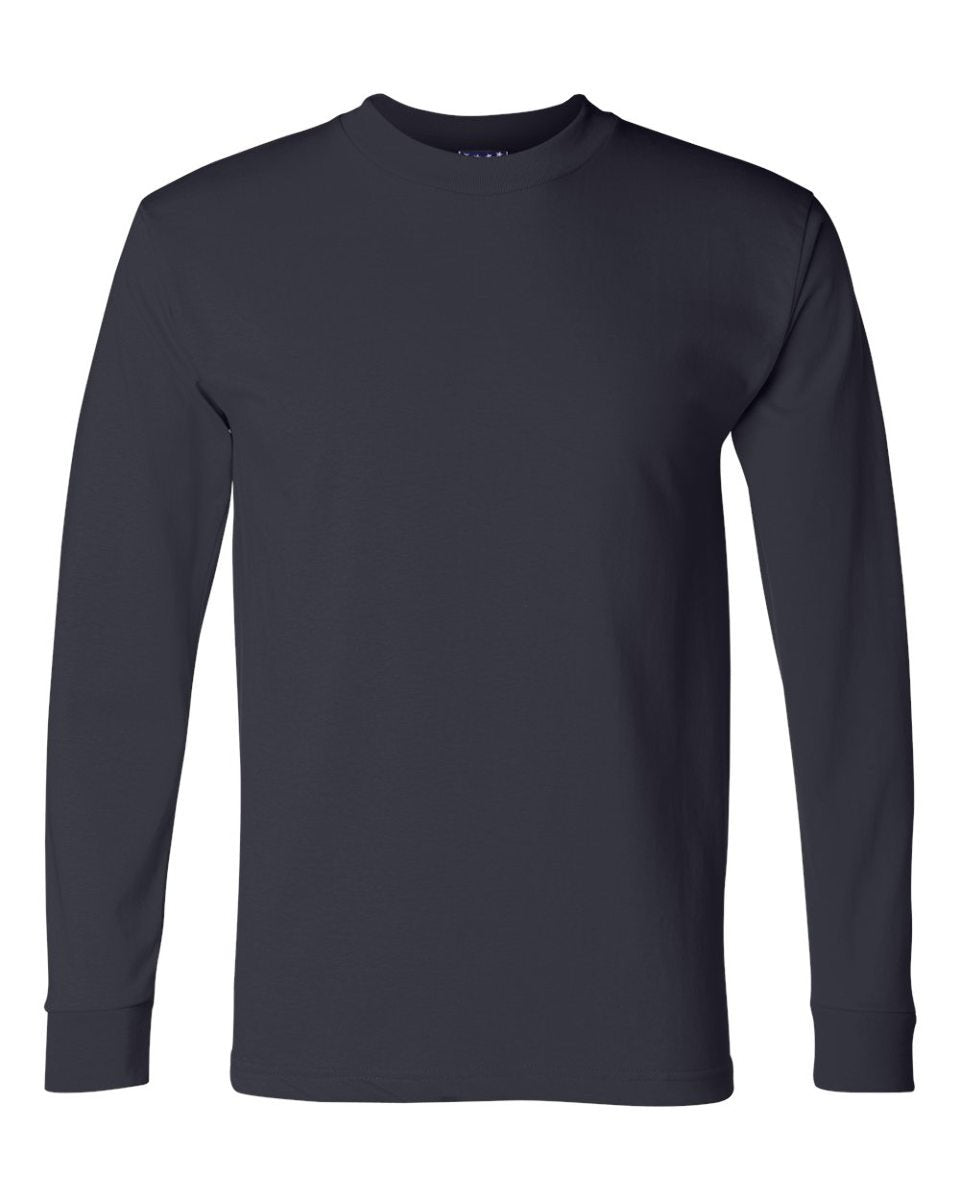 Bayside Union-Made Long Sleeve T-Shirt - Navy, M