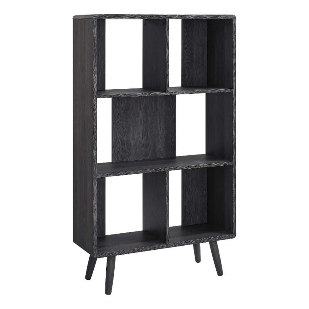 Transmit 5 Shelf Wood Grain Bookcase