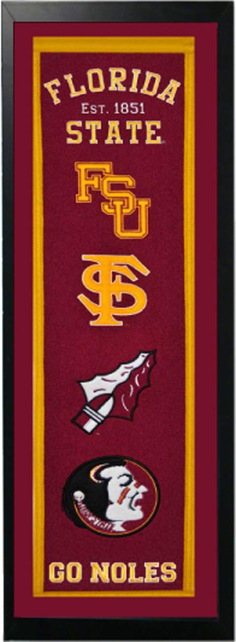 Florida State Logo History Felt Banner  14 x 37