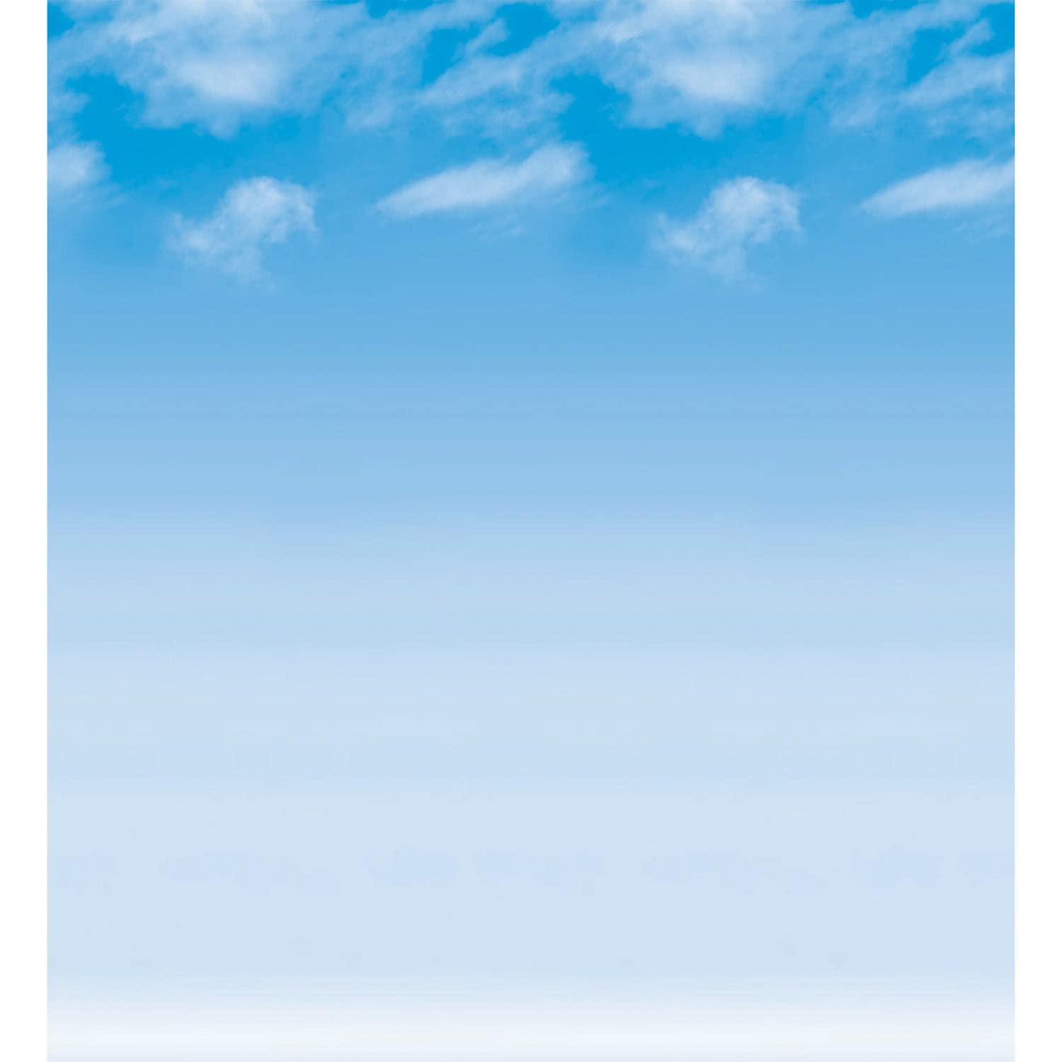 Fadeless Designs Paper Roll, Wispy Clouds, 48 Inches x 50 Feet