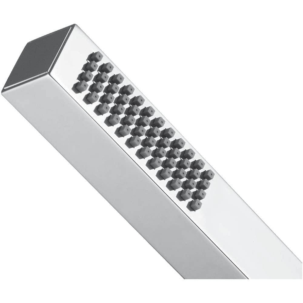 Kingston Brass Kx82651 Designer Trimscape Claremont Abs Rubber Square Hand Shower, Polished Chrome
