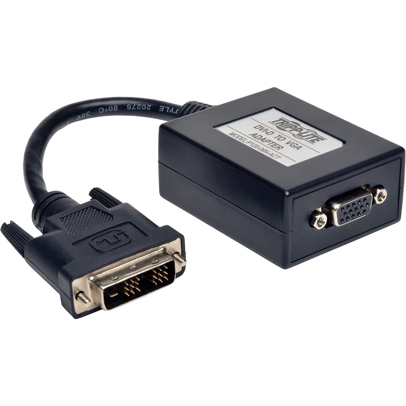 6IN DVI TO VGA ADAPTER CABLE ACTIVE CONVERTER 1920 X 1200