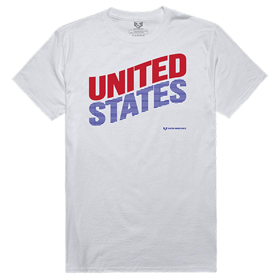 Graphic Tee, United States, White, L
