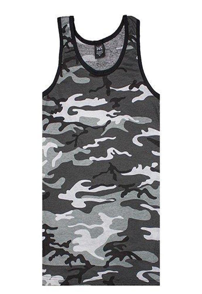Mens Tank Top Urban Camouflage Small