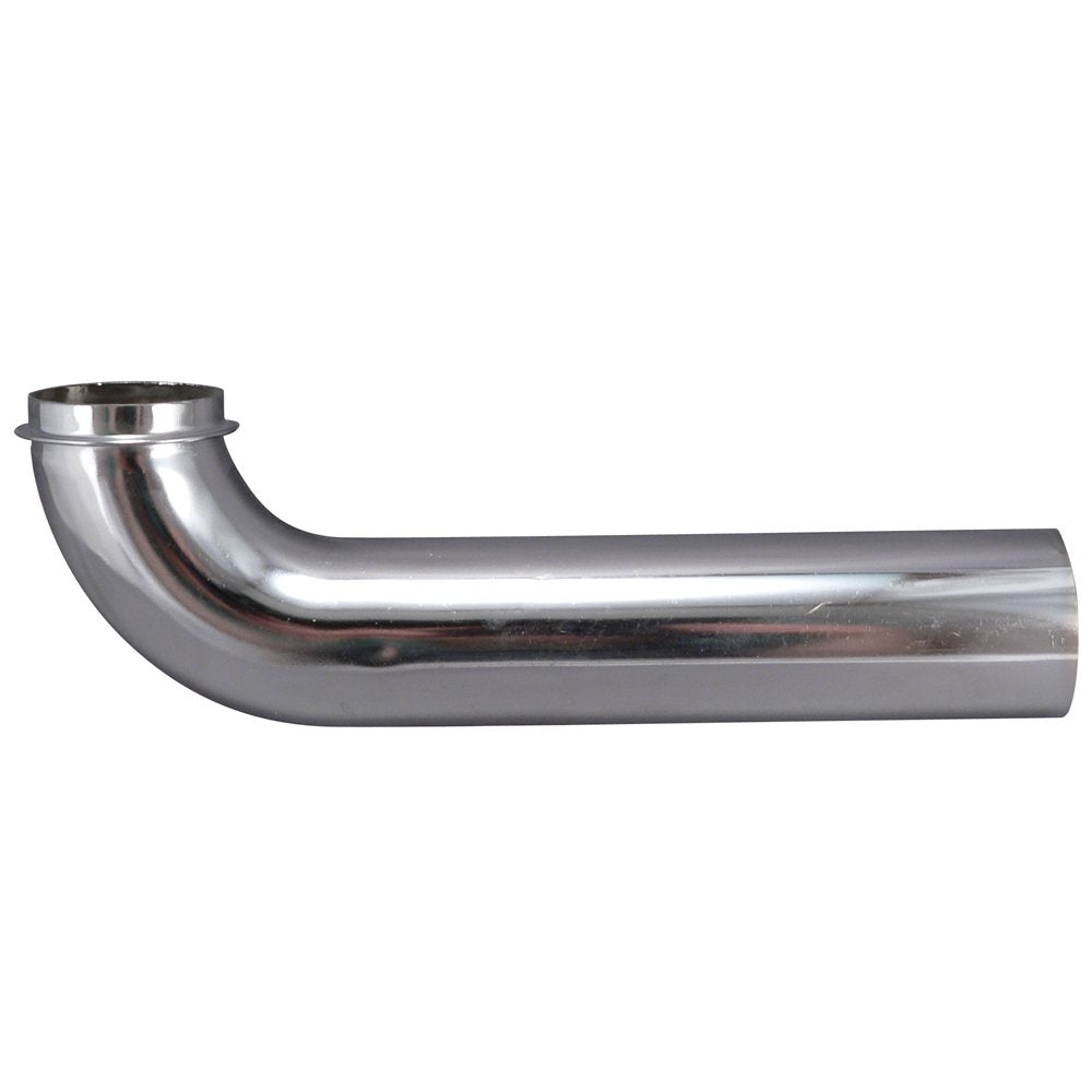 Plumb Pak Pp4Cp Tube With Flange, 1-12 In, 7 In L, 22 Ga Wall Thickness, Chrome Plated, X 7