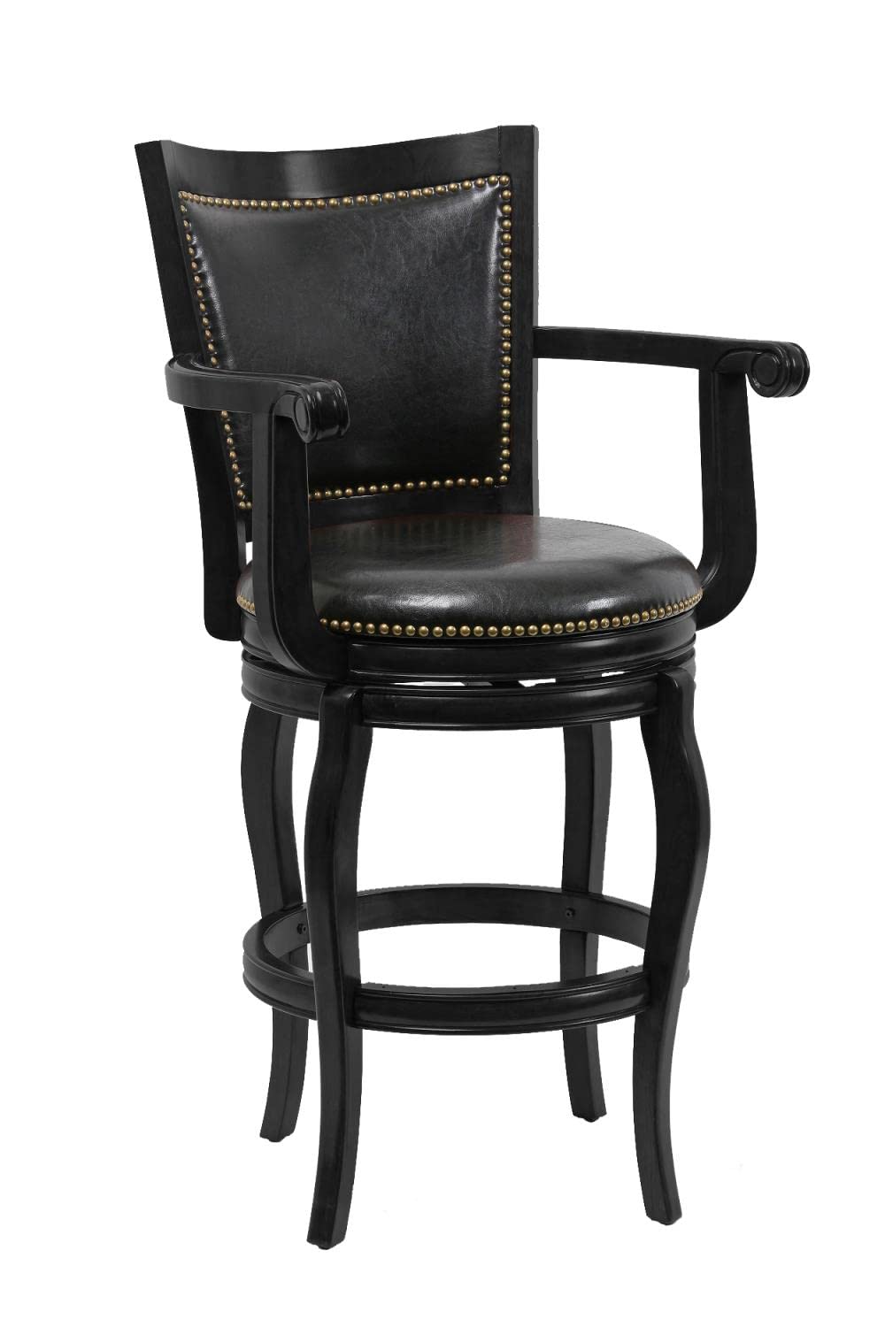 Jones 29 Swivel Bar Stool - Black