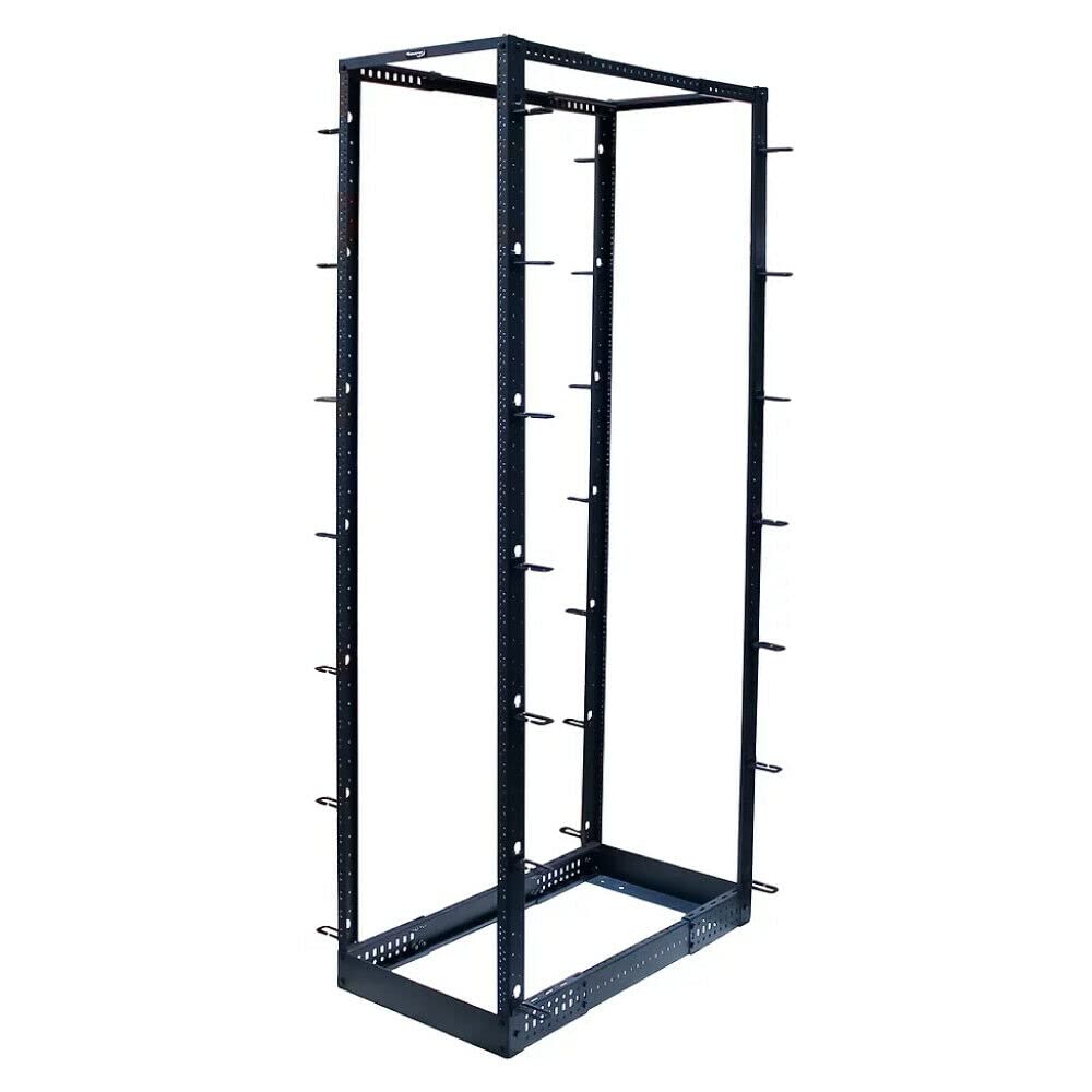 Wavenet 3004-N 4-Post 45U Open Frame Floor Rack Black