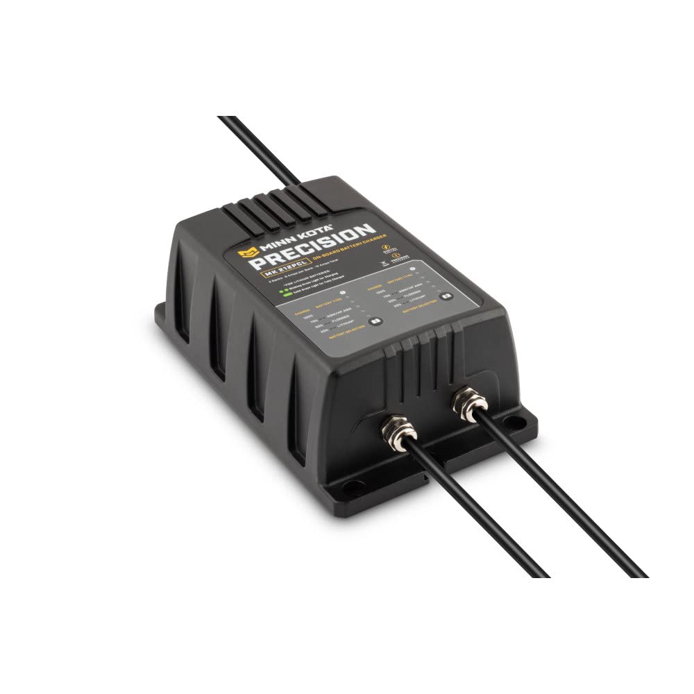 Minn Kota 1832201 Mk-220 Pcl Precision On-Board Marine Charger 2 Bank X 10 Amps