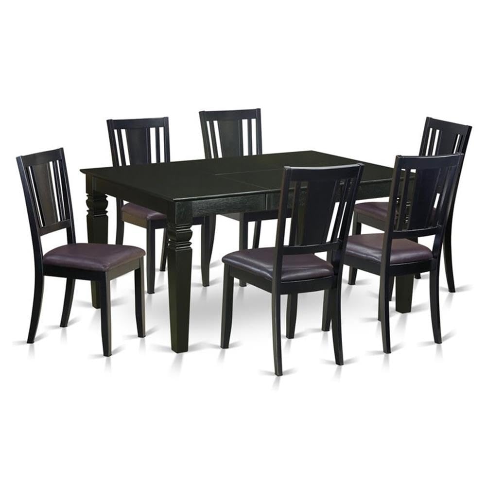 7  Pc  dinette  set  -Kitchen  Table  and  6  Dining  Chairs