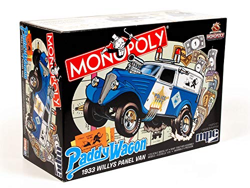 Mpc 1933 Willys Panel Paddy Wagon (Monopoly) 2T 1/25Th Scale Model Kit