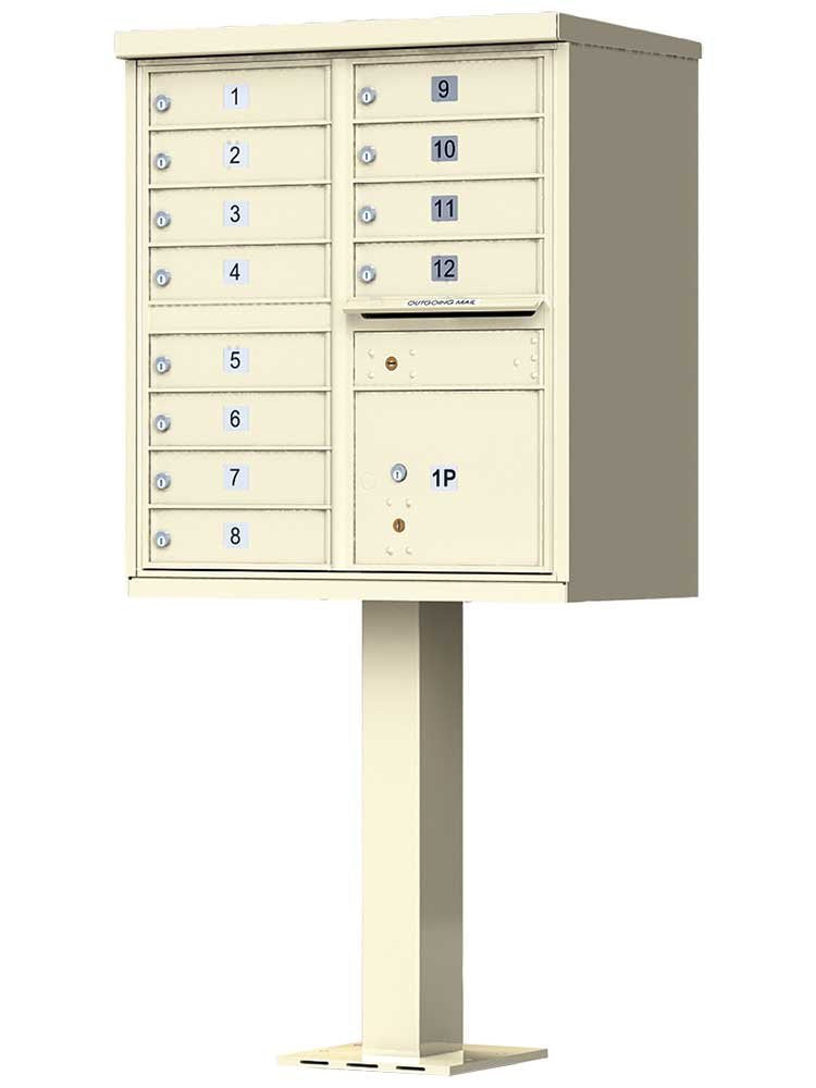1570 12 Door Cluster Box Unit (CBU)  , Sandstone