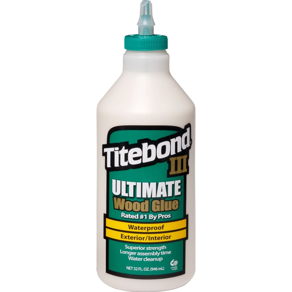 Titebond 1415 Iii Ultimate Wood Glue, 32-Ounce Bottle,Tan, 1 Qt