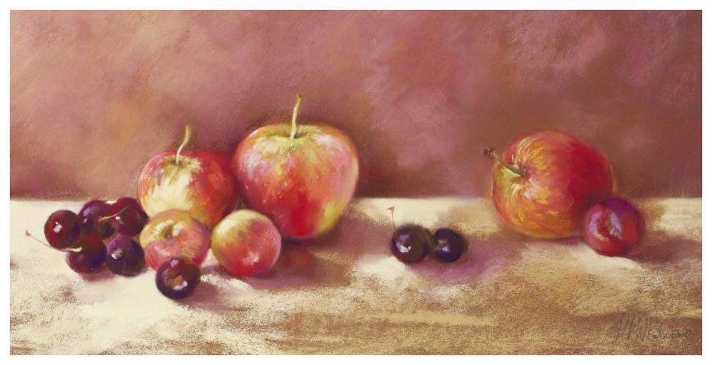 Cherries and Apples (detail)-Paper Art-74x38”