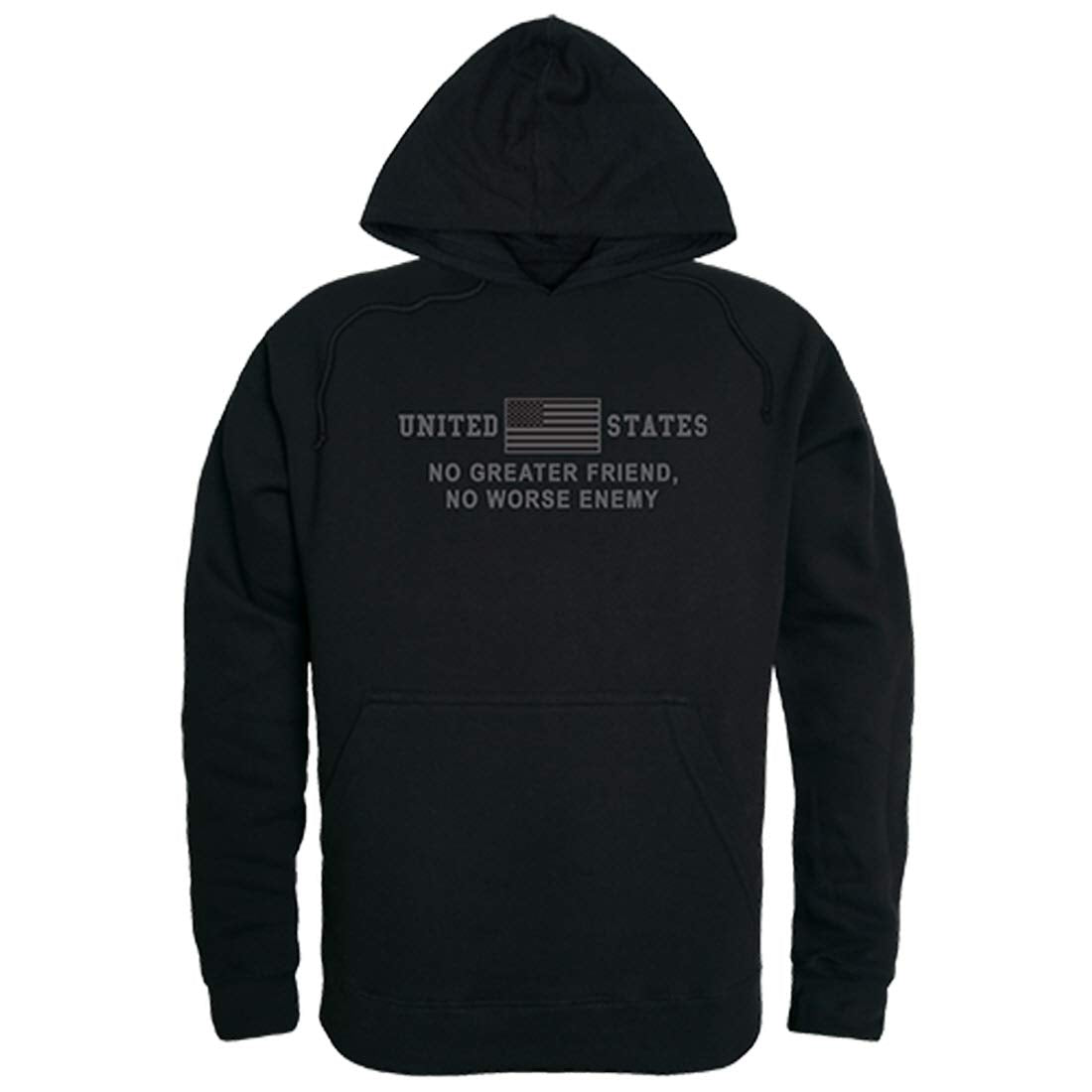 Graphic Pullover, No Greater, Black, XL