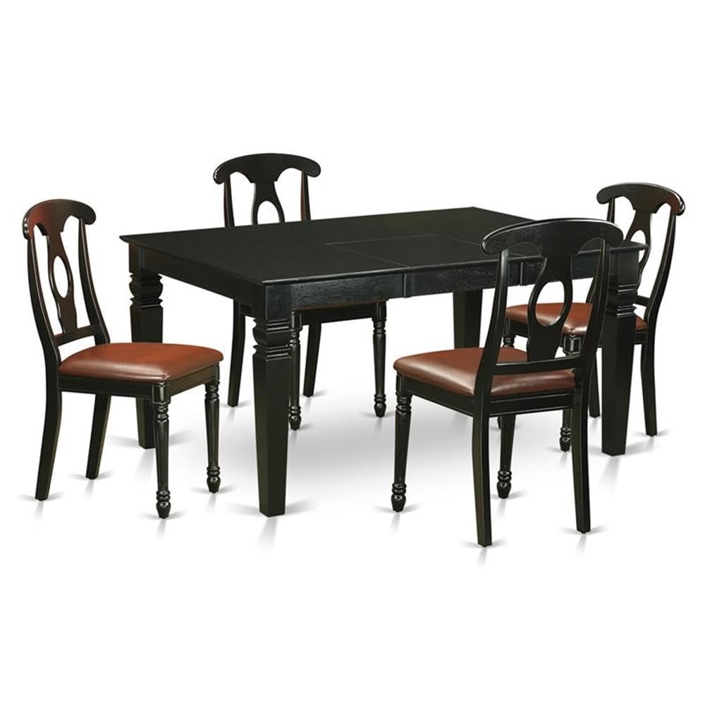 5  Pc  Dining  room  set  for  4-Dinette  Table  and  4  Kitchen  Chairs