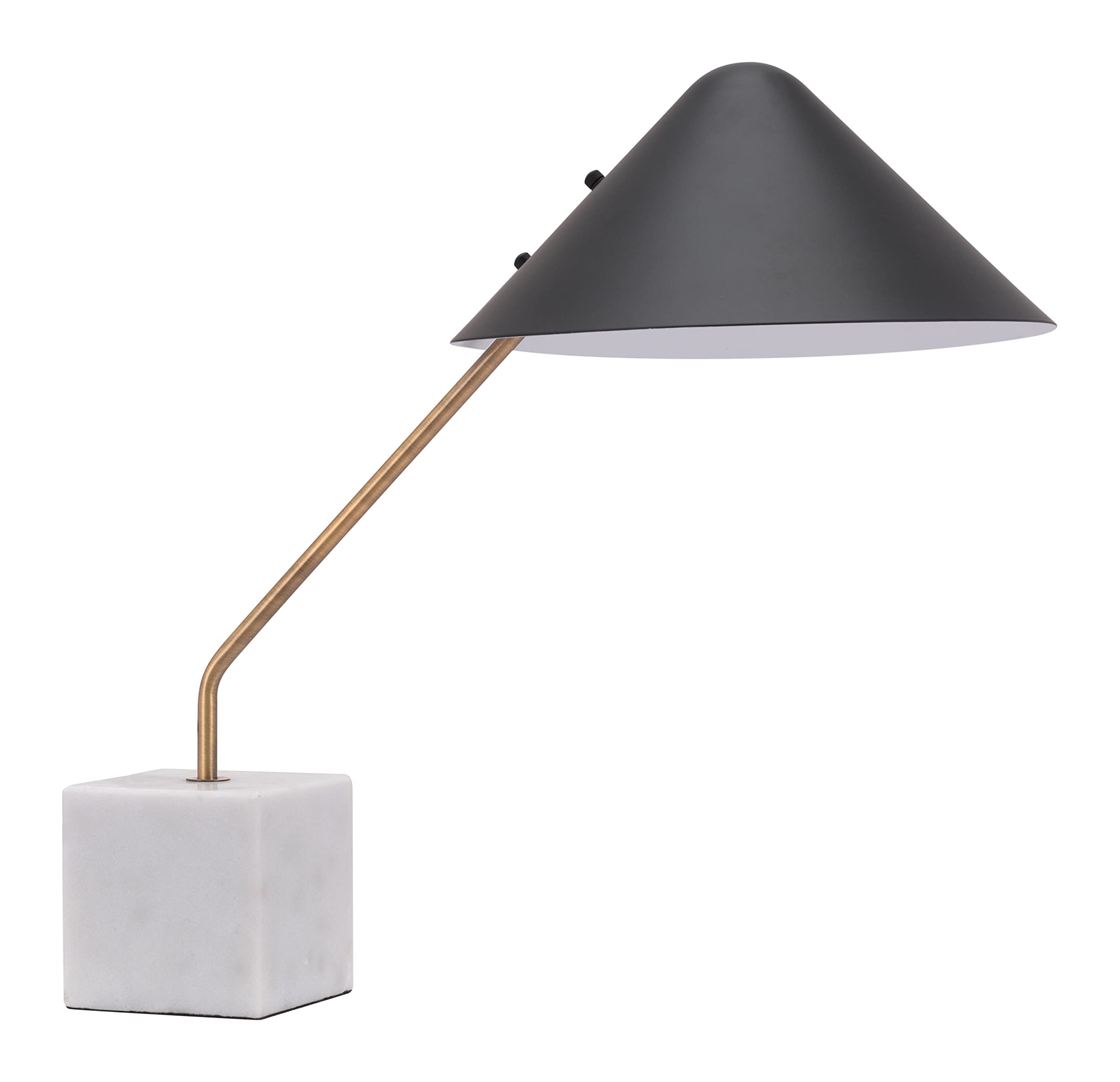 Pike Table Lamp Black and White