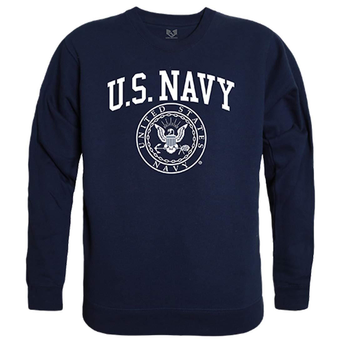 Crewneck Sweatshirt, Navy, Navy, XL