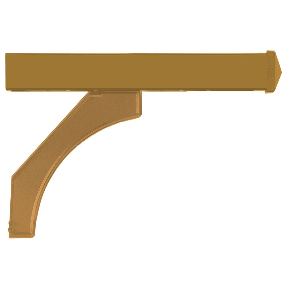Arm Kit - Replacement for Deluxe Post for (2) Designer Roadside Mailboxes - Brass