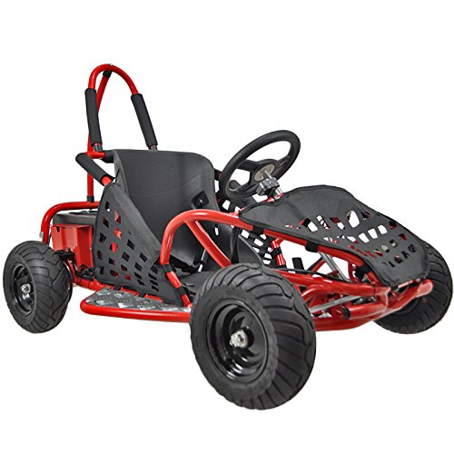 Go-Bowen Baja 1000W 48V Electric Kids Go-Kart - Red