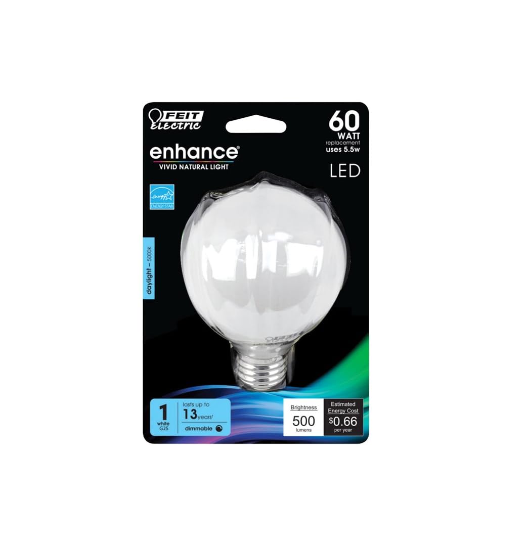 Feit Electric Bpg2560W950Ca/Fil/Rp 40W G25 Bulb