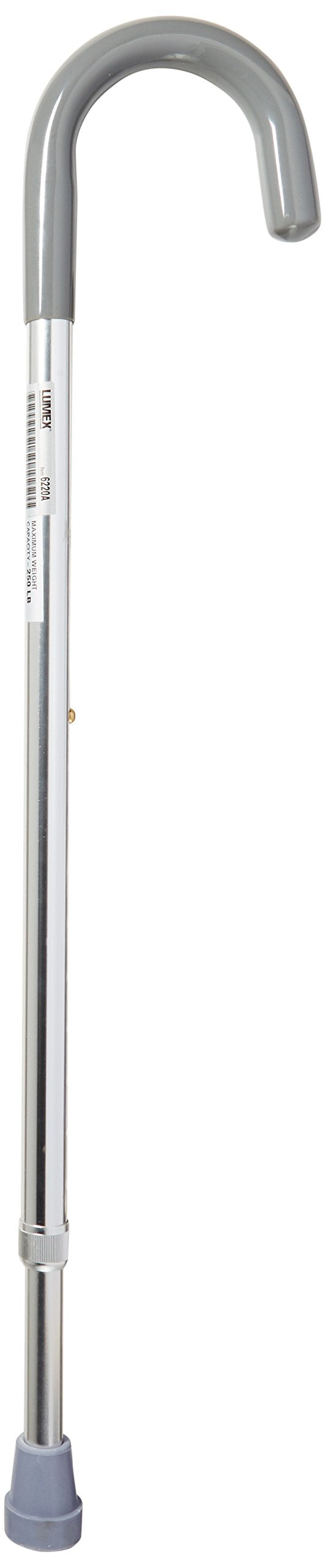 CANE ALUM ADJUST VINYL GRIP LUMEX