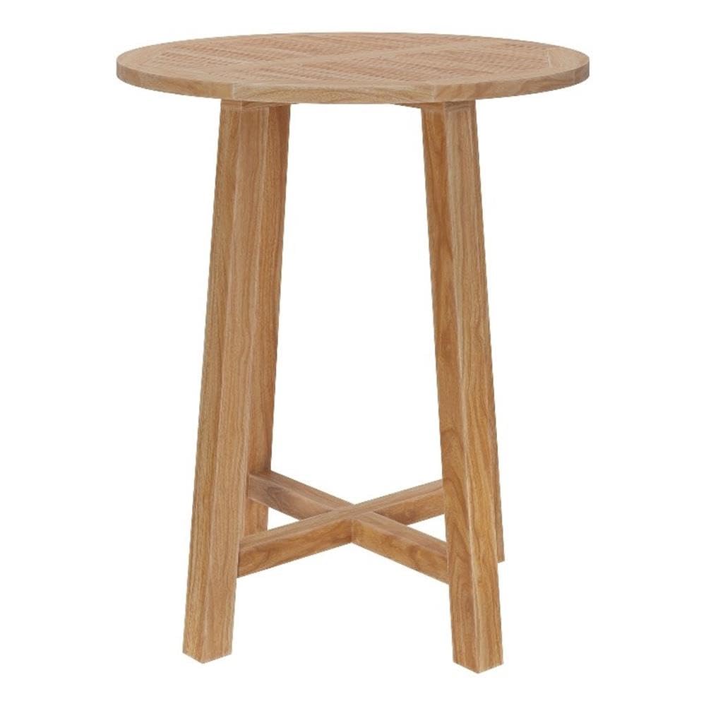 Wellspring 36 Outdoor Patio Teak Wood Bar Table by Modway