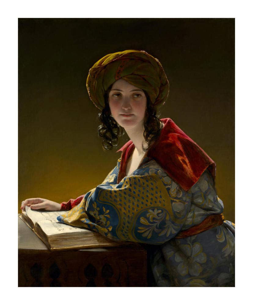 The Young Eastern Woman, 1838-Paper Art-26x32”