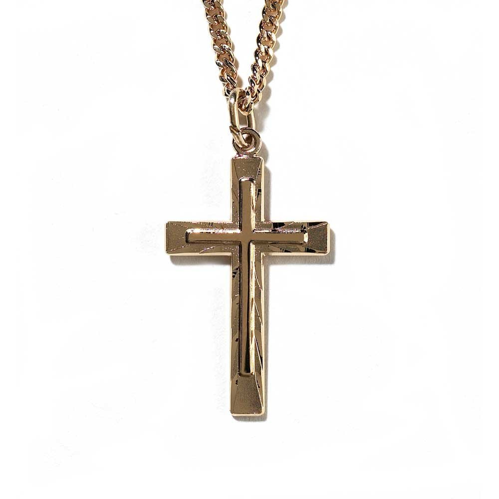 Plated Cross Necklace