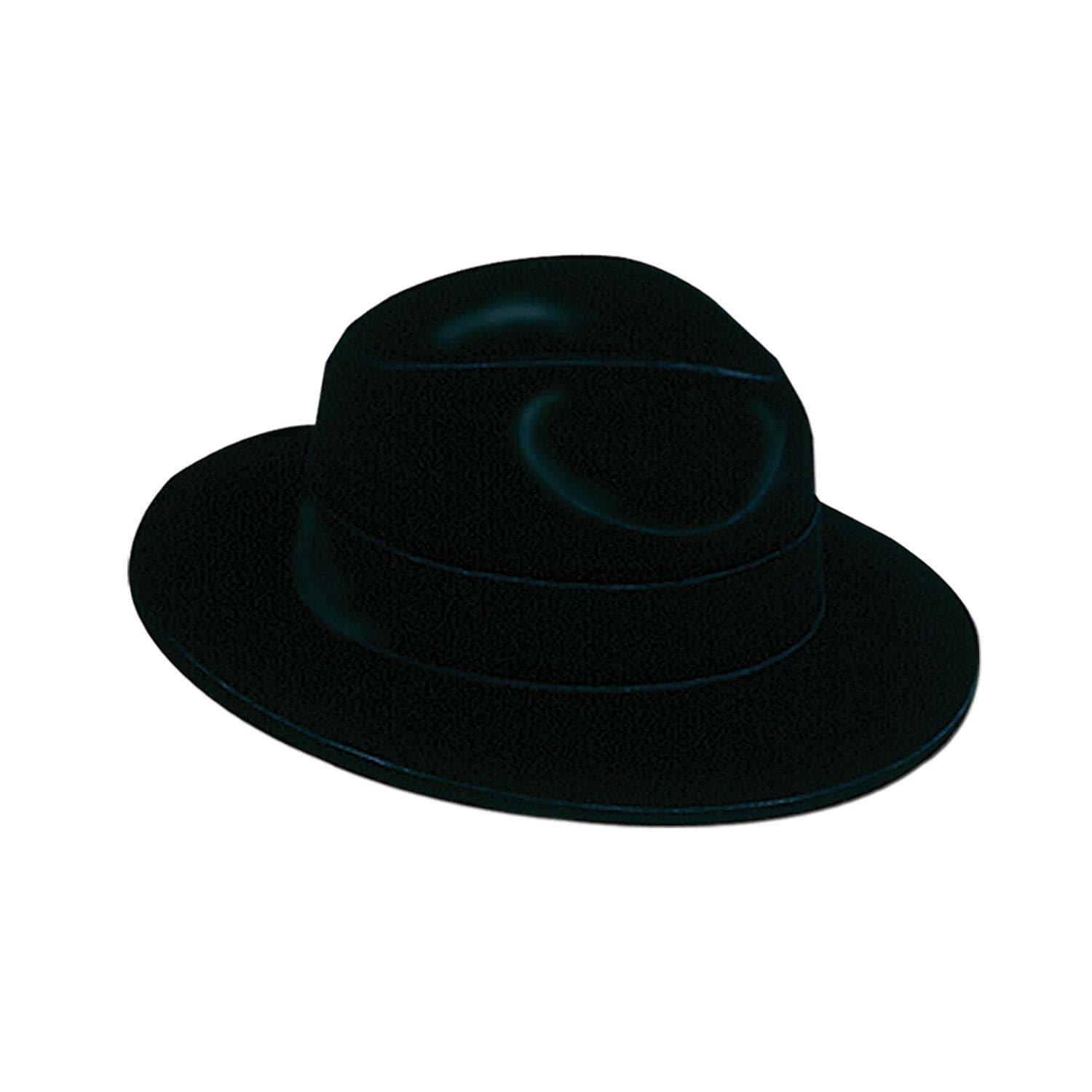 Black Velour Fedora (Pack of 24)