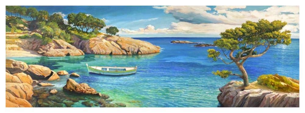 Verde Mediterraneo-Paper Art-56x20”