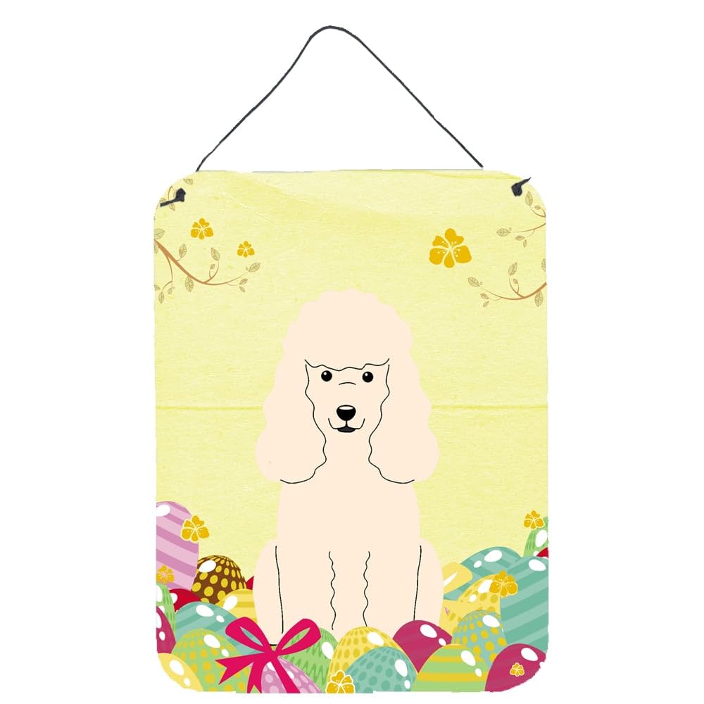 Easter Eggs Design with Dog Wall or Door Hanging Prints