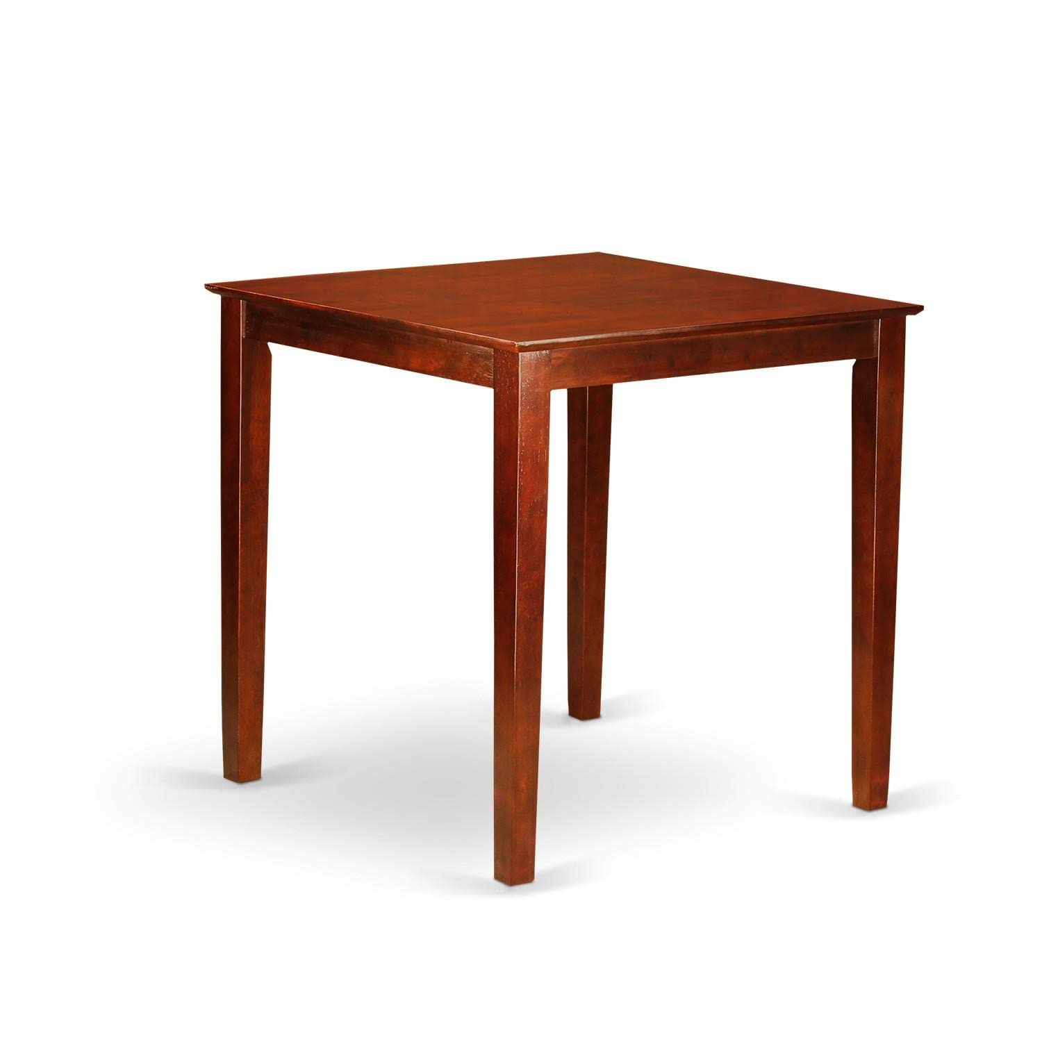 36-Square  Counter  Height  Pub  Set  table  in  Dark  Brown  finish