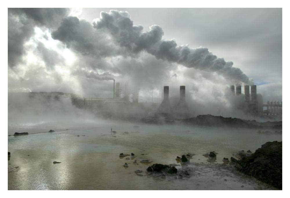 Svartsengi geothermal power plant, Reykjanes Peninsula, Iceland-Paper Art-38x26”