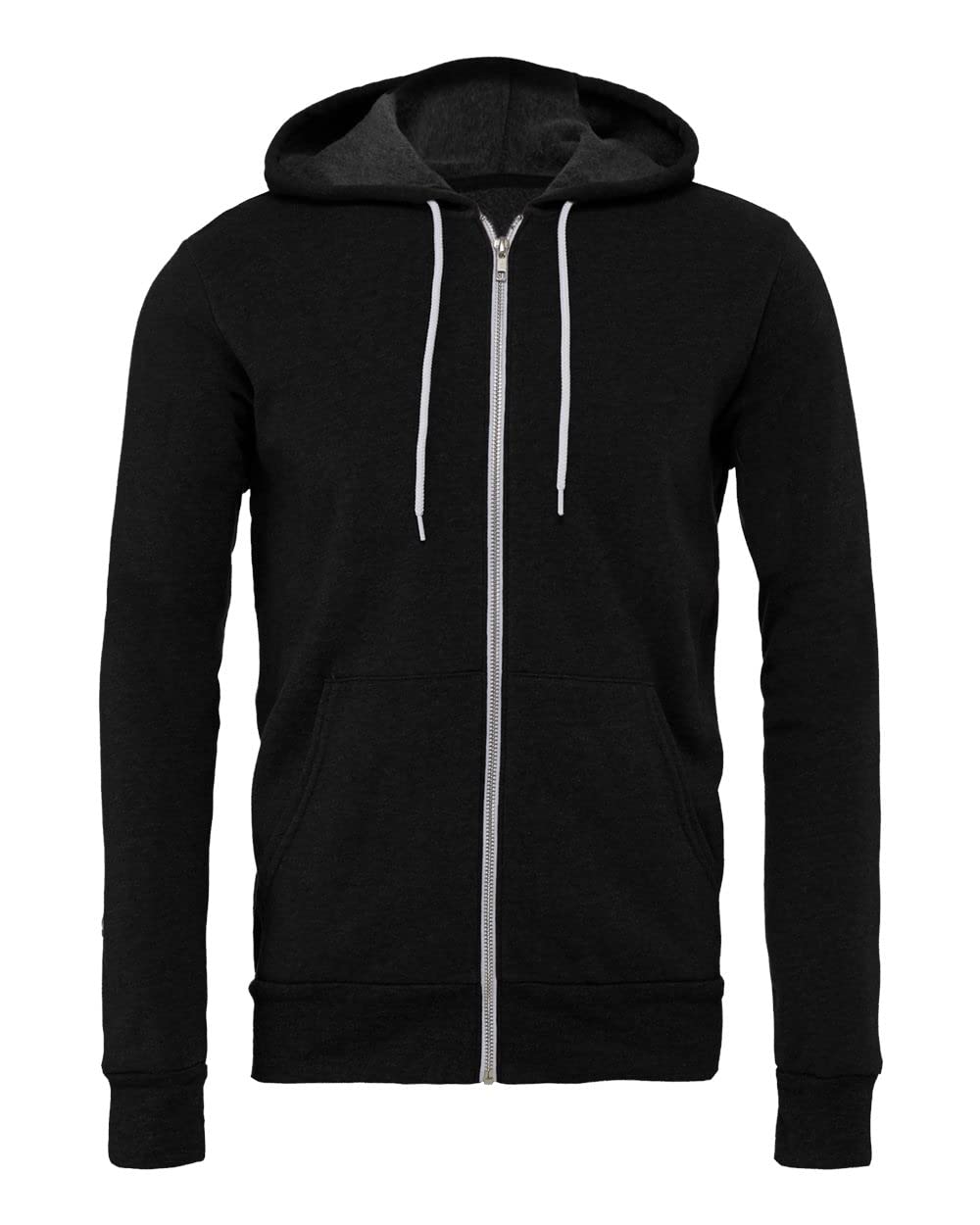 BELLA + CANVAS Unisex Sponge Fleece Full-Zip Hoodie - Gold, S