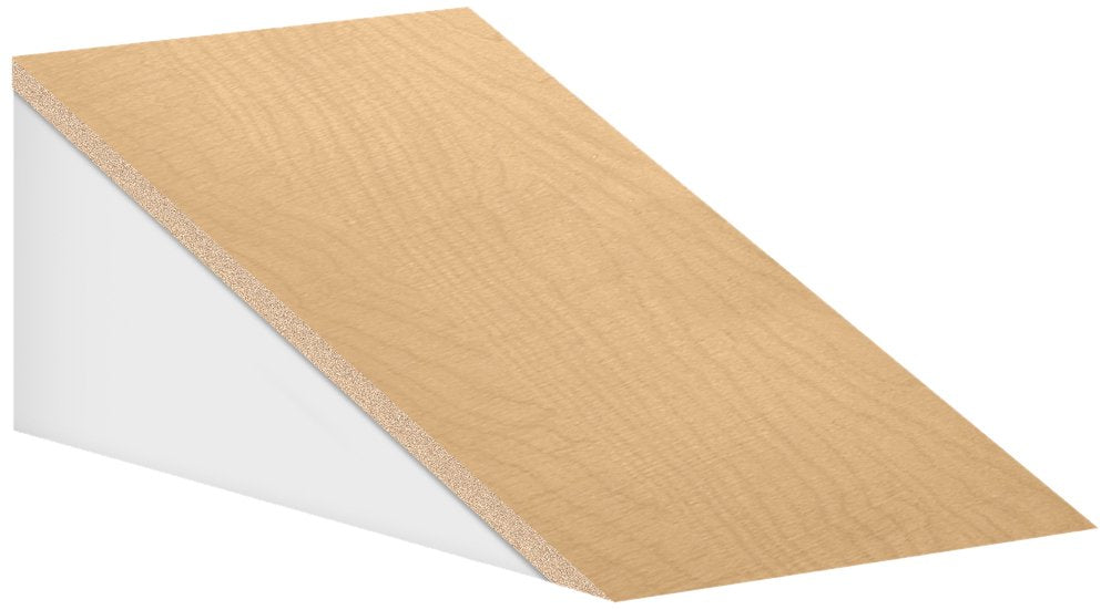 Sloping Hood - for 12 Inches Wide - 21 Inch Deep Designer Wood Locker - 1 Wide - Maple