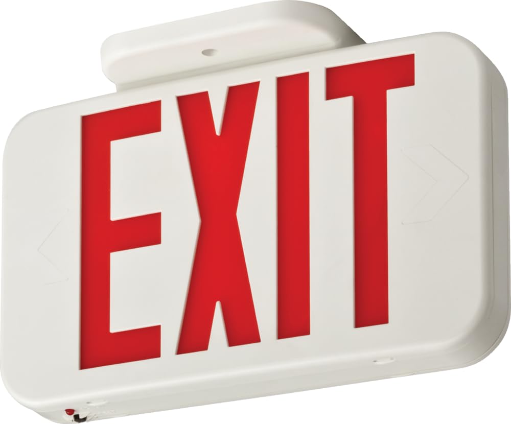 EXIT SIGN LED WH 1W (Pack of 1)