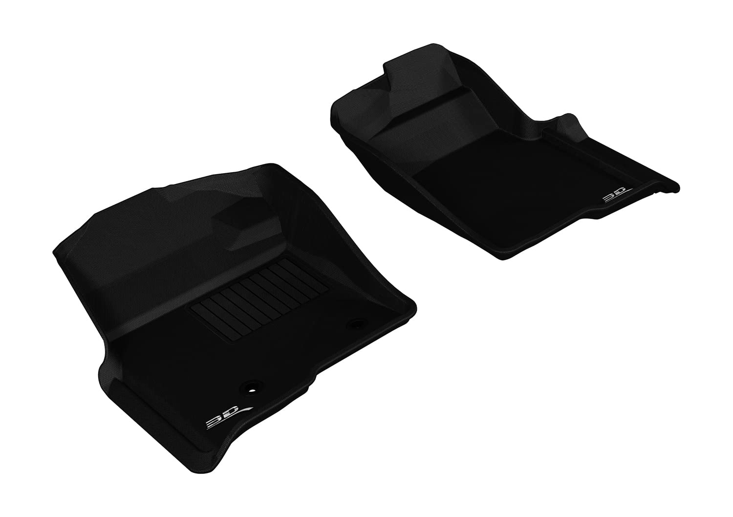 3D MAXpider FORD F-150 2010-2014 REGULAR / SUPERCAB / SUPERCREW KAGU BLACK R1 (2 POSTS, WITH HEATING DUCT, NOT FIT 4X4 M/T FLOOR SHIFTER)
