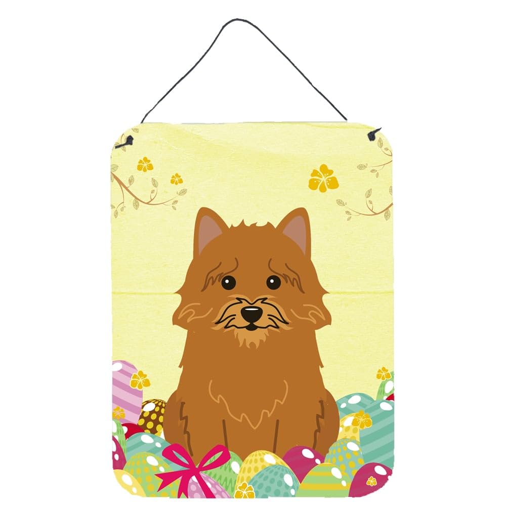 Easter Eggs Design with Dog Wall or Door Hanging Prints