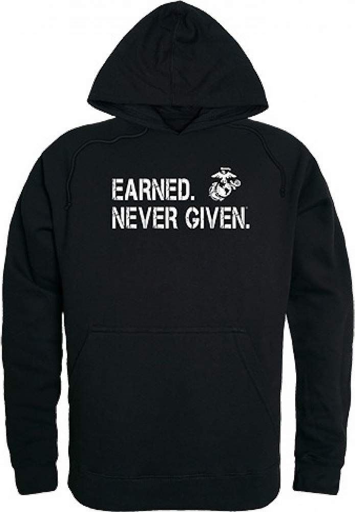 Graphic Pullover, Earned 1, Black, XL