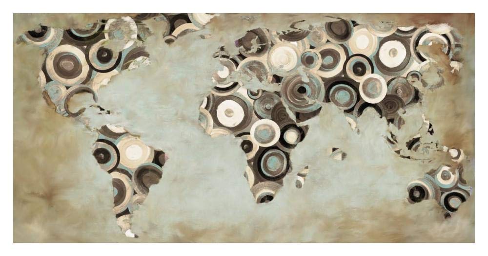 World in motion-Paper Art-38x20”