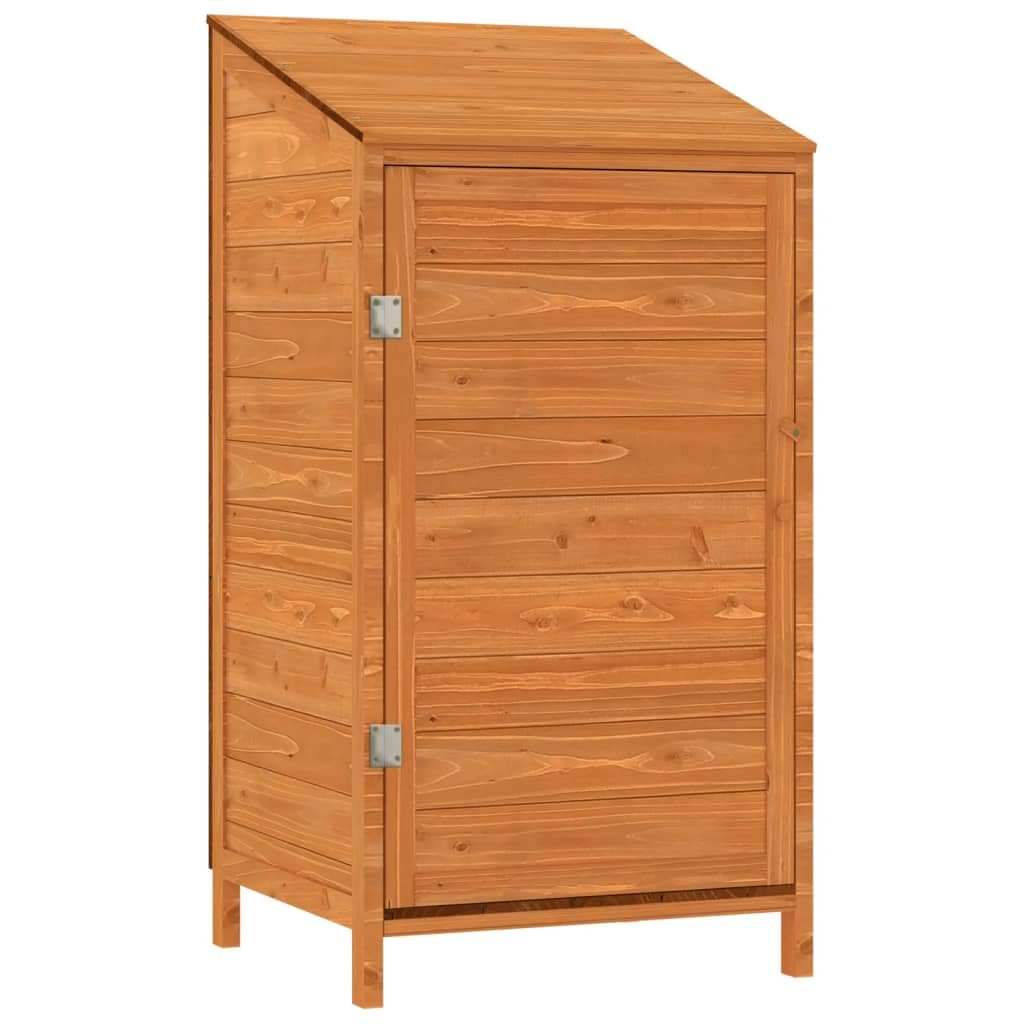 vidaXL Garden Shed Brown 21.7x20.5"x44.1" Solid Wood Fir"