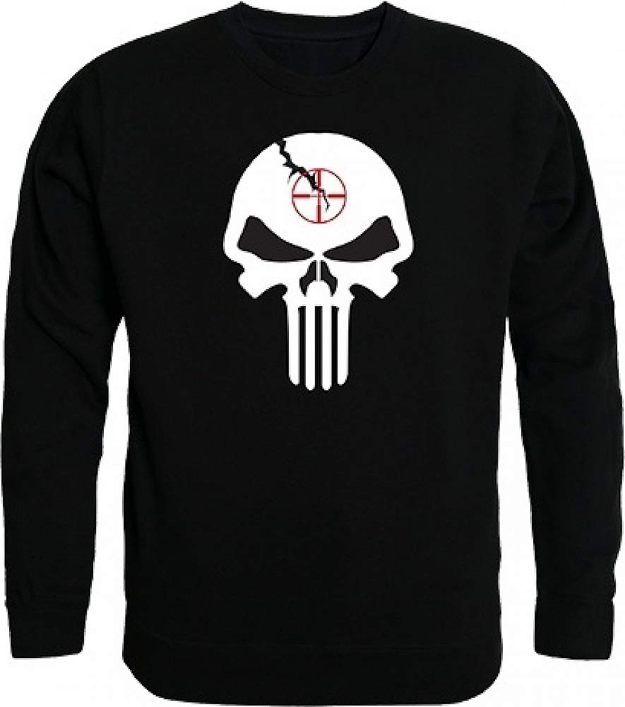 Graphic Crewneck, Outlawed, Black, S