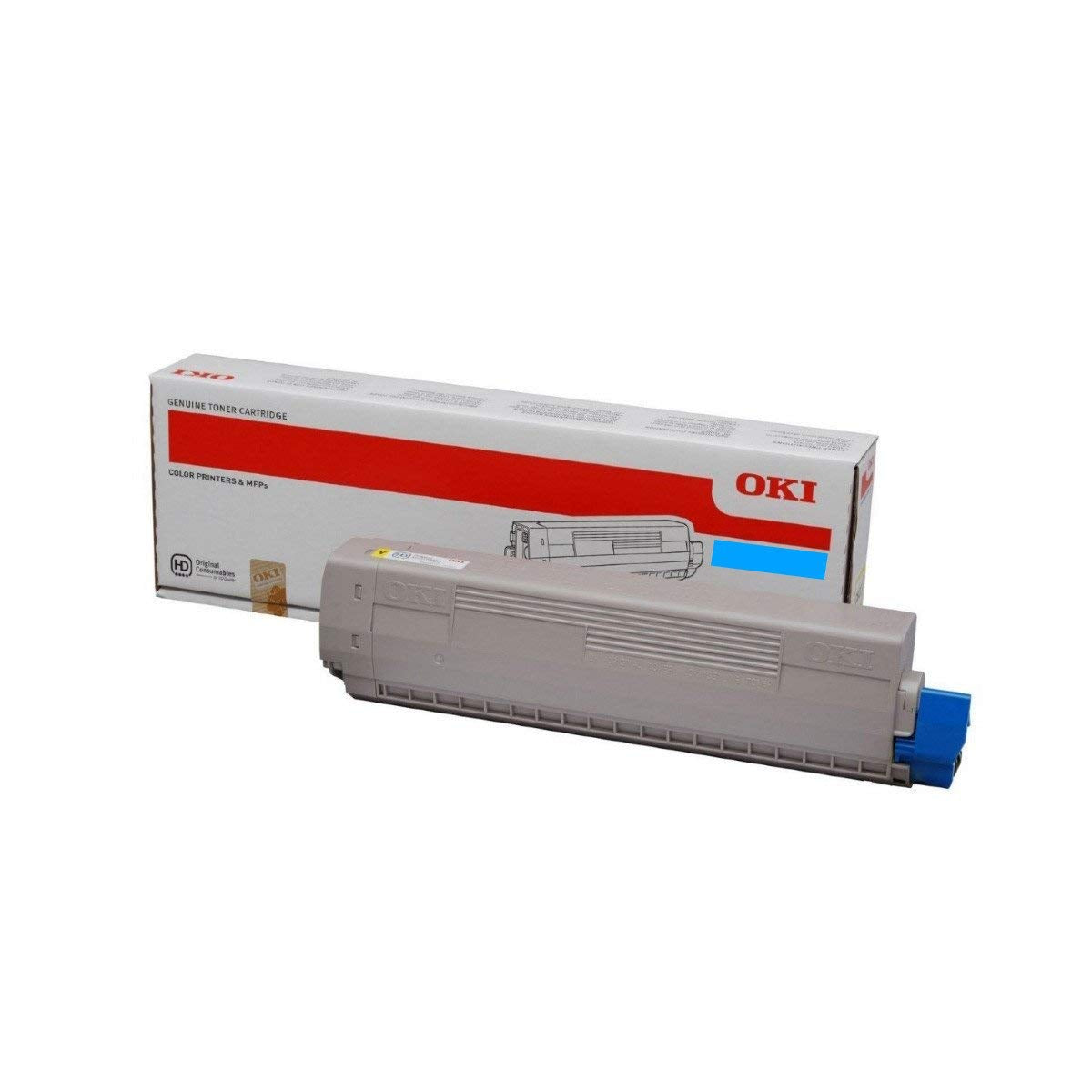 OKIDATA ES8473 1-SD YLD CYAN TONER, 8,800 yield