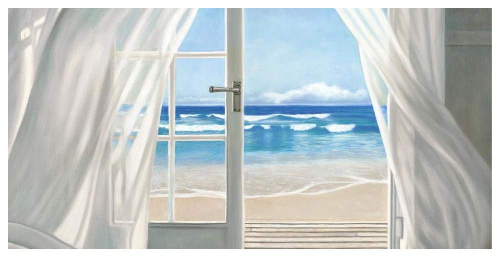 Window by the Sea (detail)-Paper Art-62x32”