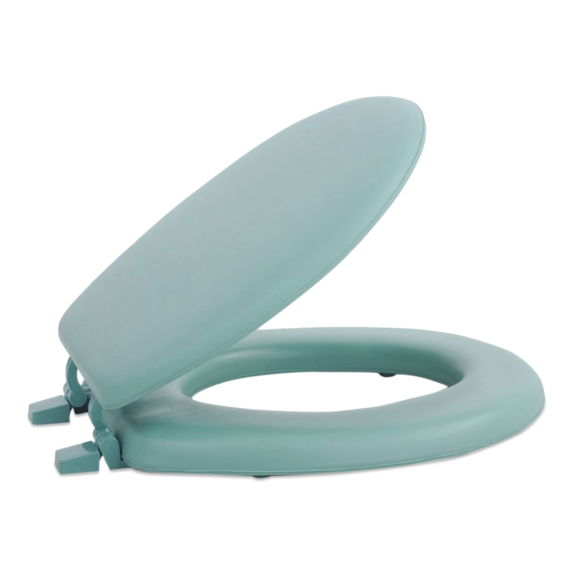 Fantasia 17 Inch Light Green Soft Standard Vinyl Toilet Seat