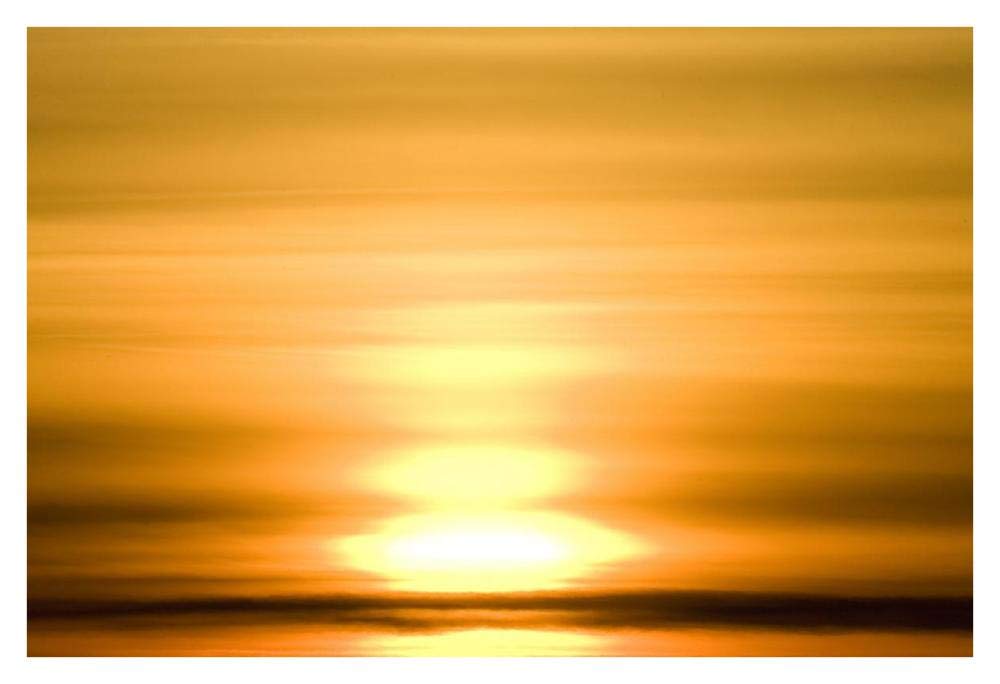 Winter sunset over tundra, Canada-Paper Art-38x26”