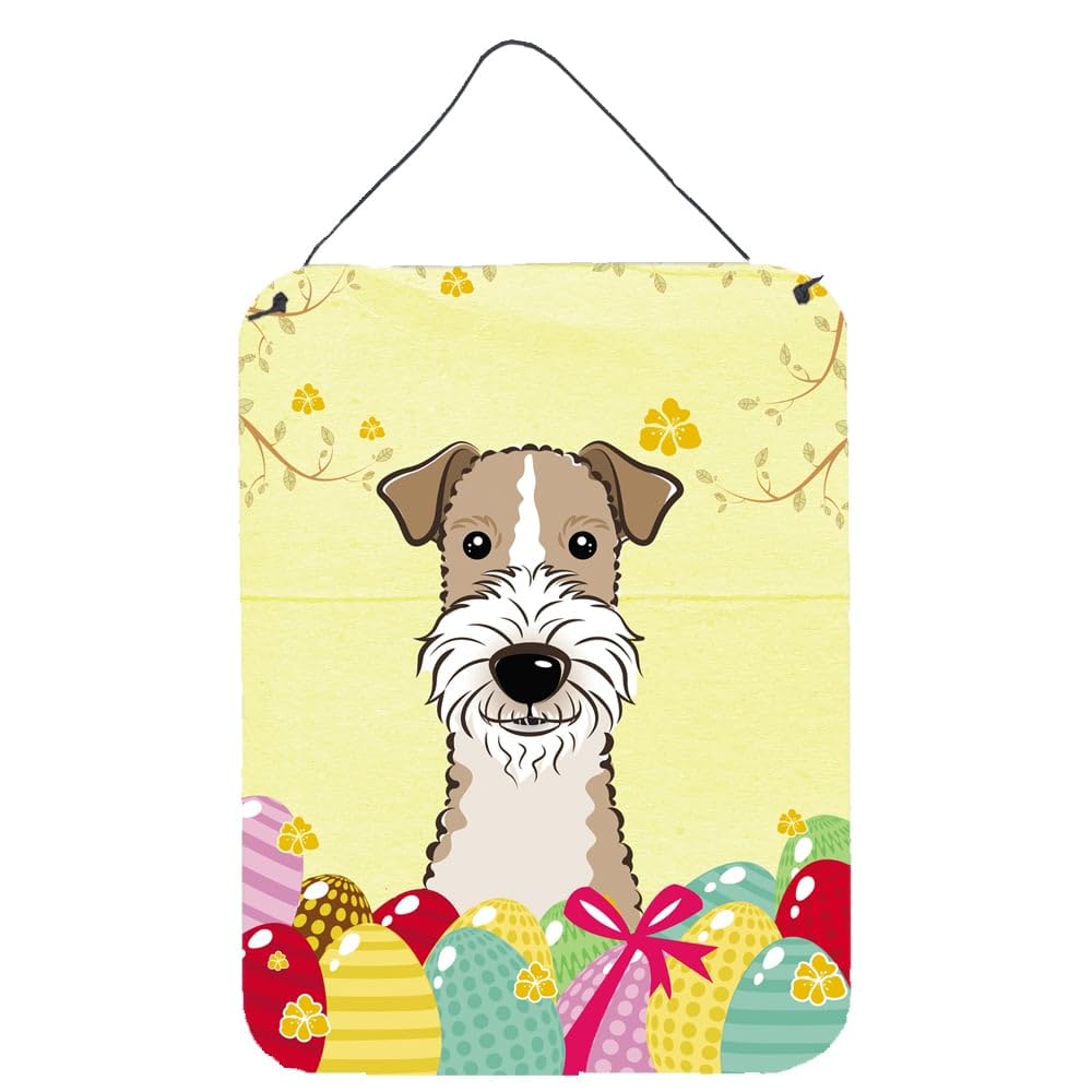 Easter Egg Hunt Design with Dog Wall or Door Hanging Prints