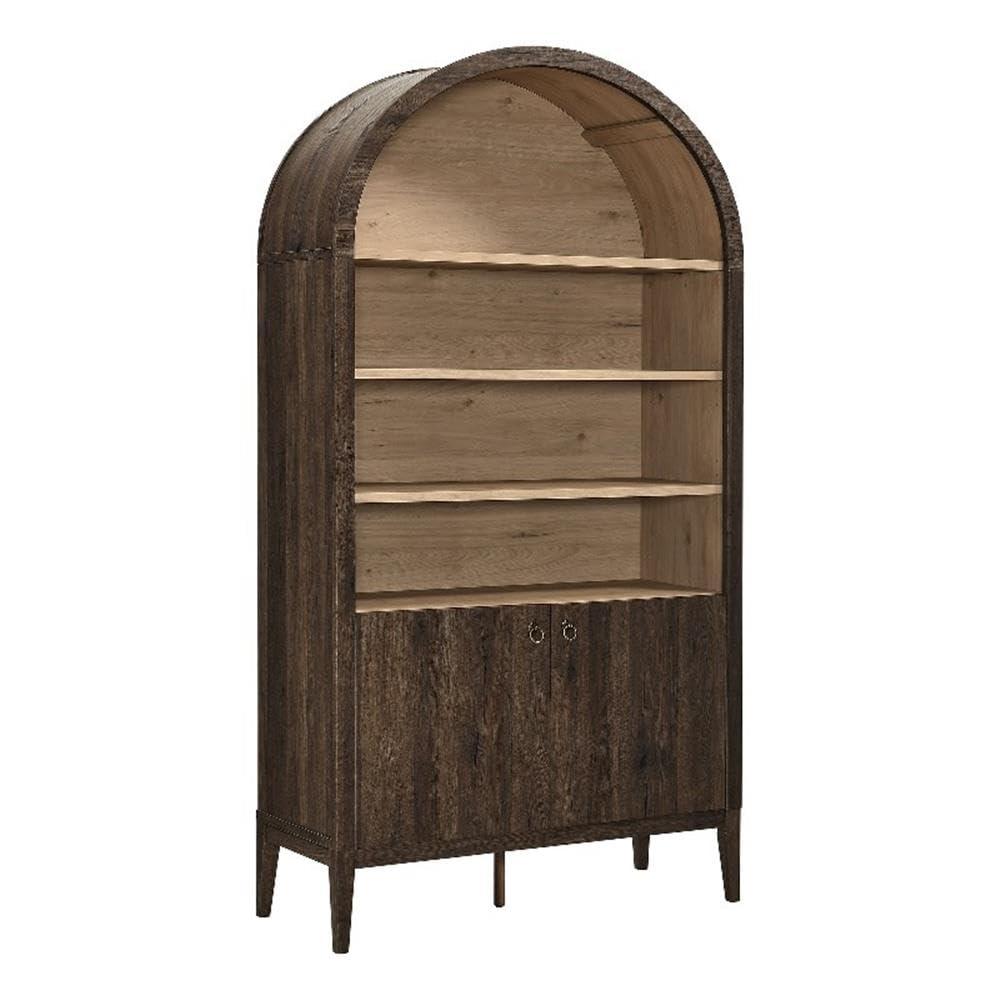 Nolan 74 Tall Wide Arched Storage Display Cabinet Bookshelf by Modway